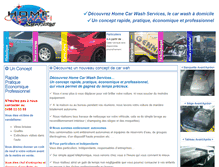 Tablet Screenshot of homecarwash.be